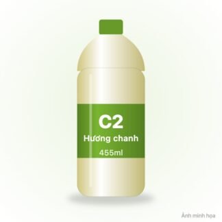 Trà xanh C2 hương chanh chai 455ml