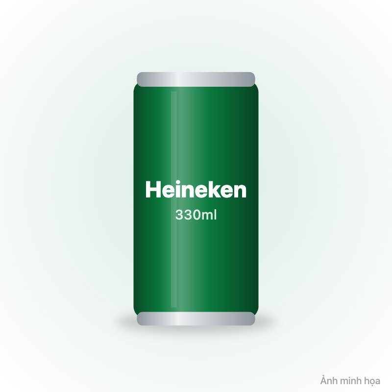 Bia Heineken lon 330ml