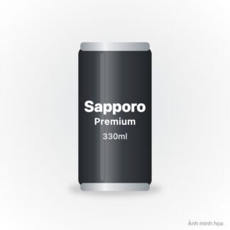 Bia Sapporo Premium lon 330ml
