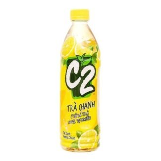Trà xanh C2 hương chanh chai 455ml