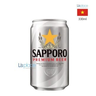 Bia Sapporo Premium lon 330ml